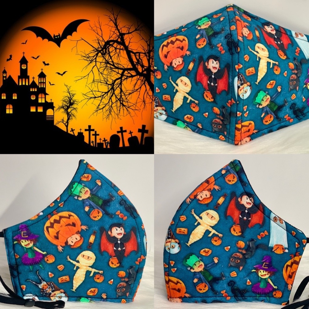 Happy Halloween Fun Designer adult face mask